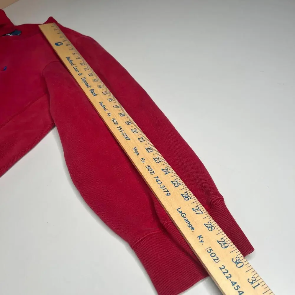 Vintage Polo Ralph Lauren Red Crewneck Sweatshirt Pullover Men’s XXL - Picture 2 of 6